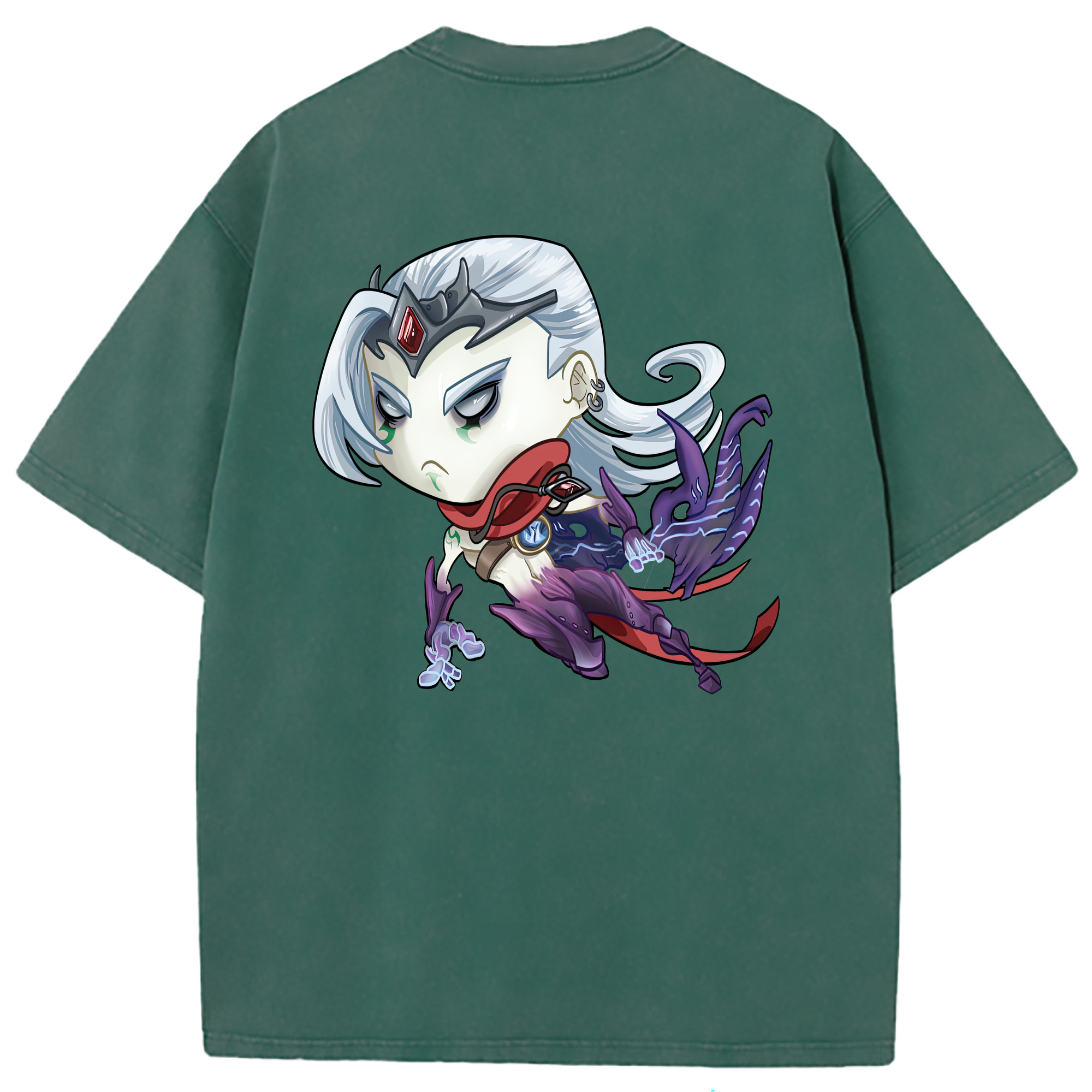 （画像用） リーグ・オブ・レジェンド League of Legends LOL 綿100% ヴィンテージ風 半袖Tシャツ（背面プリント）